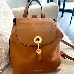 Michael Kors Camel color backpack purse